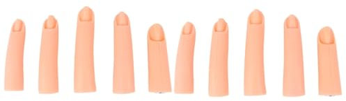 MAGICLULU 2pcs Practice False Nails Nail Mannequin Fingers Art Practica Finger Model