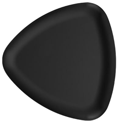 harayaa Plateau à Bijoux, Bol à clés, Plateau de Rangement décoratif en métal, Triangle, Plat à bibelots, Plateau à cosmétiques pour comptoir, Table, Chambre, Noir