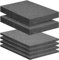 6PCS Square Foam Cube - 2PCS 40x30x5cm Pick and Pluck Foam Inserts / 4PCS 40x30x2.5cm Polyurethane Sheet for Tool Box Organization, Flight Cases, Cameras