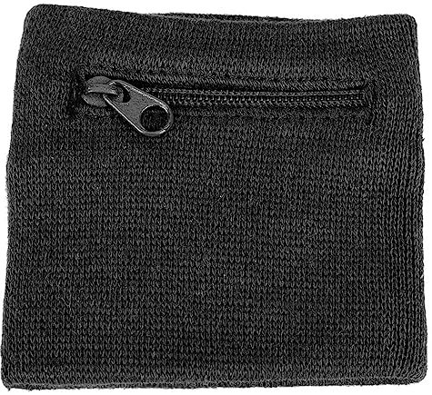 BEALIFE Reißverschluss Armband, Baumwolle, Sport Schweißband, Geldbeutel, Fitnessstudio, Laufen, Radfahren, Fitness, weicher Schweiß, Handgelenkschutz