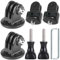ZHUROUPU for Gopro Tripod Mount Adapter 1/4 Inch, Camera Mount Adapter Replacement Compatible with for Gopro Hero 10/9/8/7/6/5, for DJI Osmo and Other 1/4 Action Cameras, Ball Adapter, Tools