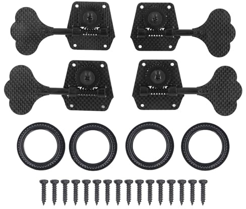 Gitarren Bass Mechaniken 2L 2R E Bass Stimmwirbel, Verhältnis Kopfplatte, versiegelte Bass Stimmwirbel, Mechaniken, Ersatz für E Bass