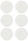 AC - Pack de 6 Platos Llanos - Modelo Onda - Ø 26 cm - Cerámica - Apto para lavavajillas y microondas - Ideal para el hogar, Cocina y hostelería