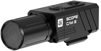RunCam ScopeCam2 4K Airsoft Camera WiFi Action Camera IP64 Waterproof Paintball APP HD Mini Video Camera with Recording Switch Cable,1400mAh, Outdoor Use(35MM Long Lens)