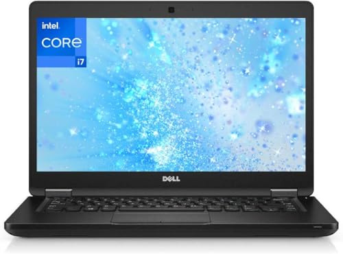 Dell Latitude 5480 Business Laptop, 14-Inch FHD (1920x1080), Intel Core i7-7600U, 16GB RAM, 512GB SSD, QWERTY Keyboard, Windows 11 Pro (Renewed)
