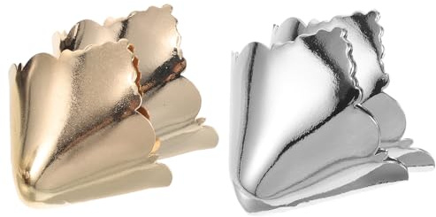BESPORTBLE 2 Paar Zehenkappen aus Metall für Schuhe – Zehenkappen aus Metall für High Heels und Pumps, Reparatur, Dekoration und Schutz