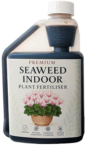 Seaweed Fertiliser Indoor Plants 500ml – Organic Liquid Houseplant Feed for Strong Roots & Healthy Growth – Sunshine Renewables UK