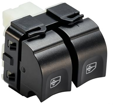 DANDANSHUN Interruptor de elevalunas eléctrico para Renault Clio Kangoo Trafic Dacia Lodgy Dokker delantero izquierdo lado del conductor 254118044R 254117873R