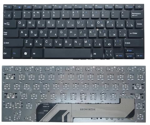 ZHOUQOZ BR Latin Laptop-Tastatur für Teclado für Exo-Serie E19 E24 E25 C19 C25 L33 L37 M33 M37 C SKU 7796 Tastatur(Version 2 RU)