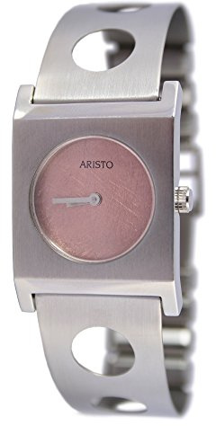 Aristo Quarz DAU Damenuhr mit Spangenarmband Edelstahl 7D64-2