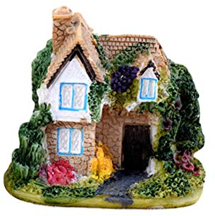 Miniatur Haus Landschaft Garten Ornament für Feegarten Blumentopf Sukkulenten Kaktus Pflanze Deko (Zufall)