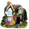 Miniatur Haus Landschaft Garten Ornament für Feegarten Blumentopf Sukkulenten Kaktus Pflanze Deko (Zufall)