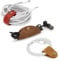 Londo Echtleder Kopfhörer Ohrhörer und Kabel Organizer Set