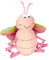 SIGIKID 39209 Schmetterling Cuddly Gadgets Mädchen Babyspielzeug empfohlen ab Geburt rosa, 8 x 7 x 14