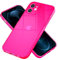 NALIA Klare Neon Handyhülle kompatibel mit iPhone 12 Mini Hülle, Transparente Bunte Silikon Schutzhülle Durchsichtig Flexibel Dünn, Soft Case Phone Cover Handy-Tasche Bumper Backcover, Farbe:Pink
