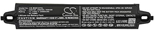 Replacement Battery for BOSE model, fits Part No Soundlink, SoundLink 3, 404600, SoundTouch 20, Soundlink 2, Soundlink II 11.1V Li-ion 3400mAh/37.74Wh 175.6g / 6.19oz Black