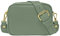 Parubi, Borsa Donna a Tracolla, In Vera Pelle Grana Dollaro, Made in Italy, Modello Ginevra, Borsetta Piccola Pochette Clutch Da Donna Ragazza Elegante, Verde Salvia