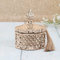 Rose Gold Glass Candle Jar with Honey & Blossom Soy Candle