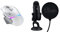 Logitech G502 X PLUS LIGHTSPEED Souris Gaming RVB Sans Fil + Logitech Blue Yeti Kit de Streaming de Jeu avec Micro Yeti de Jeu USB - Blanc