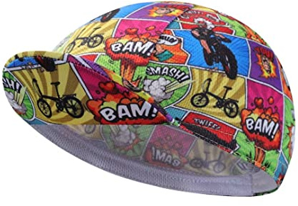 Bikingbros Cappello da ciclismo per uomo e donna, cappello da ciclismo, divertente, taglia unica