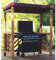 Charles Taylor Dorchester BBQ Shelter Garden Furniture Arbour Handmade in the UK Assembled upon Delivery Green