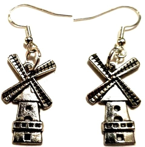 Retro Windmill Earrings On Sterling Silver Hooks | Summer Earrings, Fashion Jewelry