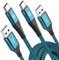MAXGROUP Câble USB C [1M,Lot de 2] Charge Rapide 3A Fil Chargeur Type C Tressé Câble USB C pour i Phone 16/ i Phone 15 Pro Max,Samsung Galaxy S25/S24/S23 to S8,Sony,Note20,M31,Huawei,Xiaomi,Pixel,LG