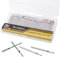 Mesee 30 Pieces Nail Drill Bits Kit, Diamond Grinding Heads Manicure Pedicure Bit Nail Art Drill Polish Head DIY Craft Nail Polishing Buffing Peeling Drilling Machine Accessories