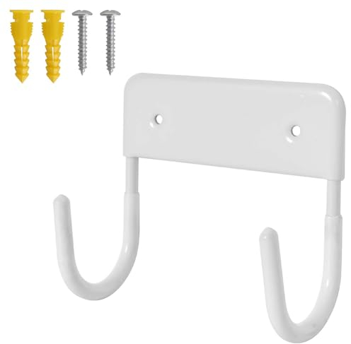 Bügelbrett-Aufhänger Wandhalterung,Support Mural pour Planche à Repasser,Crochet Durable pour Planche à Repasser,Planche à Repasser Hanger Support Mural,Support Table à Repasser Mural (Blanc)