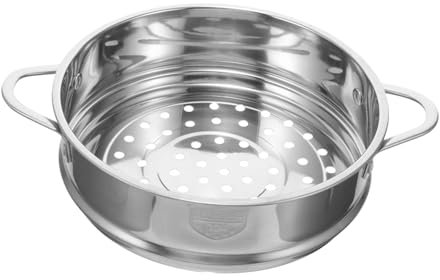 Cabilock Cesta vaporera de Acero Inoxidable cacerolas al Vapor Olla de Vapor Inserto de Vapor Plato de Vapor Olla Caliente cajón Capa al Vapor Buque de Vapor Metal