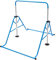 HOARLICN Turnreck Gymnastik Reck, Gymnastik-Klappbarren Kids Horizontale Gym Training Bar Höhenverstellbar 100kg Reckanlage Turnstangen Für Zuhause Junior-Trainingsbarren Kinder Indoor