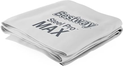 Bestway® Ersatzteil Poolfolie (lichtgrau) für Steel Pro MAX Pool 488 x 122 cm, rund