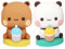 SKIKHN Budu Dudu Wackelfigur, 2 Stücke Budu Dudu Kuscheltier, Panda Bär Kawaii Auto Deko Ornament, Niedliches Auto-Dekor, Budu Dudu Figur Geschenk für Kinder Zimmer Dekoration Auto Desktop
