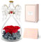 Rosa Stabilizzata, Rosa Eterna, Regalo Donna Compleanno, Fiori Rose Stabilizzate Vera Angelo Idee Regalo Donna Natale, Regalo Mamma Compleanno, Regali Grazie per Amica, Madre, Moglie, Figlia, Sorelle