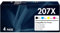 OnmiToner 207X 207A Toner (Mit Chip) Kompatibel für HP Color Laserjet MFP 283fdn 283cdw 283fdw M282nw,Pro M255dw M255nw,W2210X W2211X W2212X W2213X Tonerkartusche (Schwarz Cyan Gelb Magenta,4er-Pack)