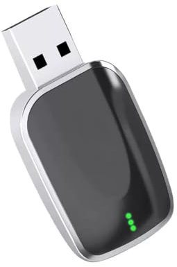 JDUYHS Adattatore Wireless CarPlay per Audi Q2 Q3 Q4 e-Tron Q5 Q7 Q8 TT R8, Mini USB Carplay Wireless Adapter, 2 in 1 Wireless Car Play per Android Auto Veloce e Stabile, Plug & Play