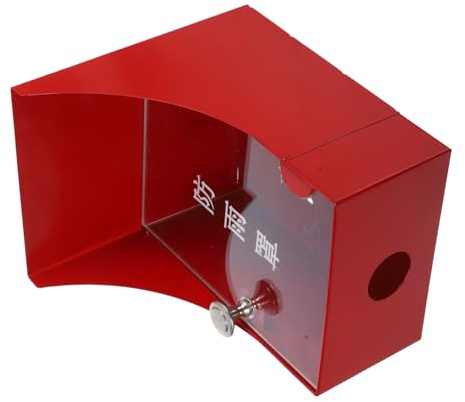 OSOLADY Abdeckung für Manuellen Alarmknopf Schutzkappe für Druckknopf Startschalter Edelstahl und Acryl Umfassender Schutz für Innen und Außenbereich