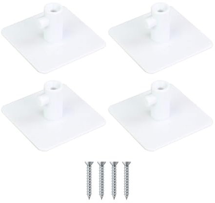 Juego de 4 ganchos de fijación eficiente, accesorios para batidora de alimentos, soporte para batidora, soporte de almacenamiento, textura ABS