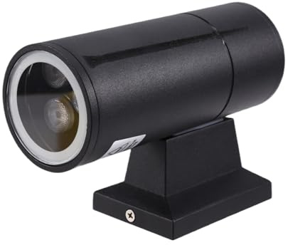 Huudngeje Single Head Up and Down Spotlight Waterproof Outdoor Wall Lamp for Villa Door Pillar Hotel