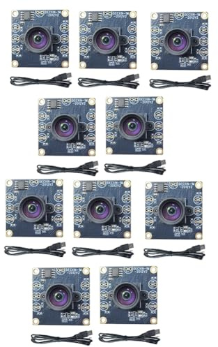 Koolenry 10PCS 100 Degree Camera Module 1MP OV9732 1280x720 USB Free Driver Manual Focus with2 Meter Cable forWinXP/7/8/10