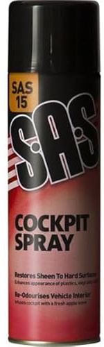SAS Cockpit Spray 500ml SAS15 Pack of 6