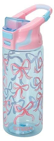 Smash Hydro Chugger Water Bottle, Pink Bows, 500 ml Capacity