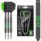 Target Darts Vapor 8 Schwarz Grünes 21G Steeldarts Dartpfeile-Set