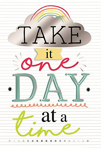Take It One Day at A Time Greeting Card Hello You Range Blank Inside