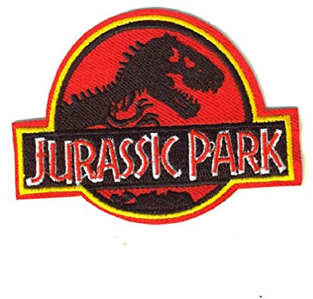 Set Products Top Bügelbilder ! Iron on Patch Jurassic Park - Bügeleisen Patches zum Anpassen Ihrer Kleidung oder Taschen - Dino, Raptor, T-Rex, Anpassung - Mehrere Modelle verfügbar
