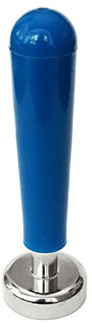 LeBigMag® Imán de neodimio de 2,2 cm de diámetro con mango, fuerza de sujeción de 18 kg en tracción en acero de 10 mm, mango extraíble con rosca M4