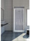 Cabina de ducha de 140 cm, modelo Giada, extensible de PVC, puerta única con paneles semitransparentes, apertura lateral con fuelle, color blanco