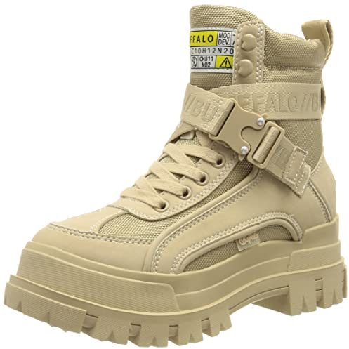 Buffalo ASPHA Com 1, Stivali alla Moda Donna, Beige, 39 EU