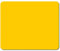 Rectangle Mouse Mat - Deep Yellow Colour Block 23.5 x 19.6 cm (9.3 x 7.7 inches) for Computer & Laptop, Office, Non-slip Base #44866