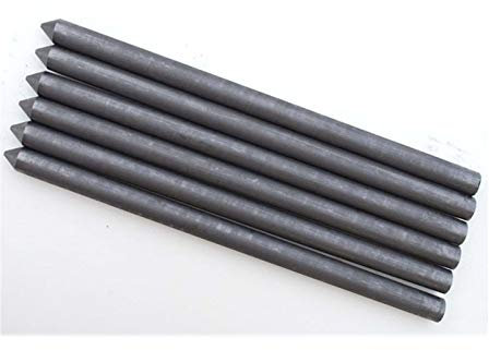 ZHaonan-tiges de soudures Barre de résistance à la résistance à la corrosion de la corrosion de la corrosion des cylindres 5 pcs, la barre de graphite pointue 99,99% de graphite, Pour le soudage
